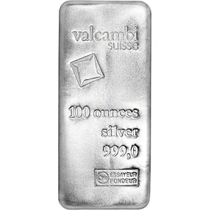 100oz Silver Bar