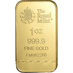 1oz Gold Bullion Bar
